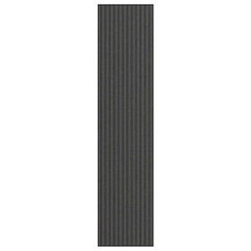 Felpudo a rayas negro y gris 115x500 cm de , Felpudos - Ref: Foro24-4105600, Precio: 117,10 €, Descuento: %
