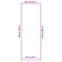 Felpudo azul 60x180 cm de , Felpudos - Ref: Foro24-4105571, Precio: 29,16 €, Descuento: %