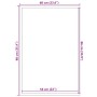 Felpudo gris 60x90 cm de , Felpudos - Ref: Foro24-4105635, Precio: 17,17 €, Descuento: %