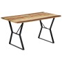Mesa de comedor de madera maciza reciclada 140x80x76 cm en Mesas de comedor | Comprar online en Foru.es