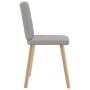 Sillas de comedor 4 uds tela gris nube de , Sillas de comedor - Ref: Foro24-3315177, Precio: 193,13 €, Descuento: %