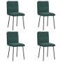 Sillas de comedor 4 unidades terciopelo verde oscuro de , Sillas de comedor - Ref: Foro24-3315411, Precio: 169,88 €, Descuent...
