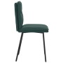 Sillas de comedor 4 unidades terciopelo verde oscuro de , Sillas de comedor - Ref: Foro24-3315411, Precio: 169,88 €, Descuent...
