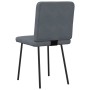 Sillas de comedor 2 unidades terciopelo gris oscuro de , Sillas de comedor - Ref: Foro24-4101134, Precio: 88,48 €, Descuento: %