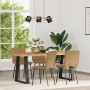 Sillas de comedor 4 unidades terciopelo marrón de , Sillas de comedor - Ref: Foro24-3315317, Precio: 169,21 €, Descuento: %
