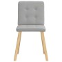 Sillas de comedor 6 uds tela gris nube de , Sillas de comedor - Ref: Foro24-3315447, Precio: 293,44 €, Descuento: %