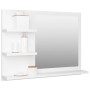 Espejo de baño madera contrachapada blanco 60x10,5x45 cm de vidaXL, Tocadores de baño - Ref: Foro24-805006, Precio: 43,89 €, ...