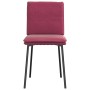 Sillas de comedor 6 unidades terciopelo rojo tinto de , Sillas de comedor - Ref: Foro24-3315619, Precio: 261,05 €, Descuento: %