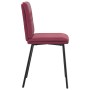 Sillas de comedor 6 unidades terciopelo rojo tinto de , Sillas de comedor - Ref: Foro24-3315619, Precio: 261,05 €, Descuento: %