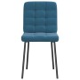 Sillas de comedor 2 unidades terciopelo azul de , Sillas de comedor - Ref: Foro24-4101090, Precio: 89,79 €, Descuento: %