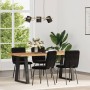 Sillas de comedor 4 unidades terciopelo negro de , Sillas de comedor - Ref: Foro24-3315315, Precio: 169,55 €, Descuento: %