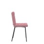 Sillas de comedor 2 unidades terciopelo rosa de , Sillas de comedor - Ref: Foro24-4101084, Precio: 89,31 €, Descuento: %