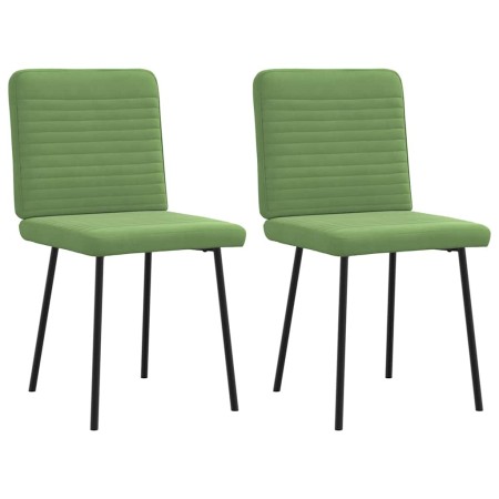 Sillas de comedor 2 unidades terciopelo verde claro de , Sillas de comedor - Ref: Foro24-4101136, Precio: 87,82 €, Descuento: %