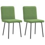 Sillas de comedor 2 unidades terciopelo verde claro de , Sillas de comedor - Ref: Foro24-4101136, Precio: 87,82 €, Descuento: %