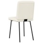 Sillas de comedor 4 unidades terciopelo crema de , Sillas de comedor - Ref: Foro24-3315189, Precio: 170,45 €, Descuento: %