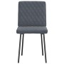 Sillas de comedor 4 unidades terciopelo gris oscuro de , Sillas de comedor - Ref: Foro24-3315204, Precio: 166,40 €, Descuento: %