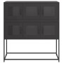Aparador de acero laminado en frío negro 100,5x39x107 cm de , Aparadores - Ref: Foro24-853422, Precio: 129,91 €, Descuento: %