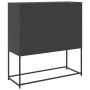 Aparador de acero laminado en frío negro 100,5x39x107 cm de , Aparadores - Ref: Foro24-853422, Precio: 129,91 €, Descuento: %