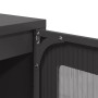 Aparador de acero laminado en frío negro 100,5x39x107 cm de , Aparadores - Ref: Foro24-853422, Precio: 129,91 €, Descuento: %