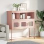 Aparador de acero laminado en frío rosa 100,5x39x107 cm de , Aparadores - Ref: Foro24-853417, Precio: 120,43 €, Descuento: %