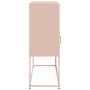 Aparador de acero laminado en frío rosa 100,5x39x107 cm de , Aparadores - Ref: Foro24-853417, Precio: 120,43 €, Descuento: %