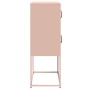 Aparador de acero rosa 68x39x107 cm de , Aparadores - Ref: Foro24-853345, Precio: 100,58 €, Descuento: %