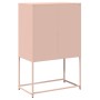 Aparador de acero rosa 68x39x107 cm de , Aparadores - Ref: Foro24-853345, Precio: 100,58 €, Descuento: %