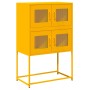 Aparador de acero amarillo mostaza 68x39x107 cm de , Aparadores - Ref: Foro24-853347, Precio: 100,58 €, Descuento: %