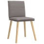 Sillas de comedor 6 unidades de tela gris taupe de , Sillas de comedor - Ref: Foro24-3315631, Precio: 314,55 €, Descuento: %