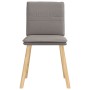Sillas de comedor 6 unidades de tela gris taupe de , Sillas de comedor - Ref: Foro24-3315631, Precio: 314,55 €, Descuento: %