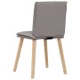 Sillas de comedor 6 unidades de tela gris taupe de , Sillas de comedor - Ref: Foro24-3315631, Precio: 314,55 €, Descuento: %