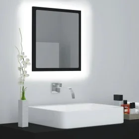 Espejo de baño acrílico negro brillo 40x8,5x37 cm de vidaXL, Tocadores de baño - Ref: Foro24-804909, Precio: 25,01 €, Descuen...