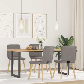 Sillas de comedor 4 unidades tela taupe de , Sillas de comedor - Ref: Foro24-3315303, Precio: 195,92 €, Descuento: %