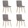 Sillas de comedor 4 unidades tela taupe de , Sillas de comedor - Ref: Foro24-3315303, Precio: 195,92 €, Descuento: %