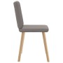 Sillas de comedor 4 unidades tela taupe de , Sillas de comedor - Ref: Foro24-3315303, Precio: 195,92 €, Descuento: %