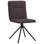 Sillas de comedor 4 unidades tela marrón oscuro de , Sillas de comedor - Ref: Foro24-3315336, Precio: 201,40 €, Descuento: %