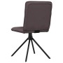 Sillas de comedor 4 unidades tela marrón oscuro de , Sillas de comedor - Ref: Foro24-3315336, Precio: 201,40 €, Descuento: %