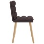 Sillas de comedor 6 unidades tela marrón oscuro de , Sillas de comedor - Ref: Foro24-3315667, Precio: 317,95 €, Descuento: %