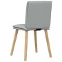 Sillas de comedor 4 unidades tela gris claro de , Sillas de comedor - Ref: Foro24-3315355, Precio: 211,56 €, Descuento: %