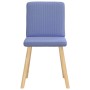 Sillas de comedor 6 uds tela azul jeans de , Sillas de comedor - Ref: Foro24-3315577, Precio: 292,28 €, Descuento: %