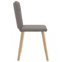 Sillas de comedor 6 unidades de tela gris taupe de , Sillas de comedor - Ref: Foro24-3315596, Precio: 299,31 €, Descuento: %