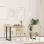 Sillas de comedor 4 unidades tela color crema de , Sillas de comedor - Ref: Foro24-3315362, Precio: 210,65 €, Descuento: %