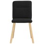 Sillas de comedor 4 unidades tela negras de , Sillas de comedor - Ref: Foro24-3315322, Precio: 200,59 €, Descuento: %