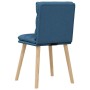 Sillas de comedor 6 unidades tela azul de , Sillas de comedor - Ref: Foro24-3315671, Precio: 325,97 €, Descuento: %