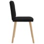 Sillas de comedor 4 unidades tela negras de , Sillas de comedor - Ref: Foro24-3315357, Precio: 213,21 €, Descuento: %