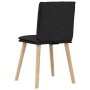 Sillas de comedor 4 unidades tela negras de , Sillas de comedor - Ref: Foro24-3315357, Precio: 213,21 €, Descuento: %