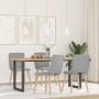 Sillas de comedor 4 uds tela gris nube de , Sillas de comedor - Ref: Foro24-3315329, Precio: 200,59 €, Descuento: %