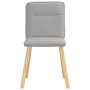 Sillas de comedor 4 uds tela gris nube de , Sillas de comedor - Ref: Foro24-3315329, Precio: 200,59 €, Descuento: %