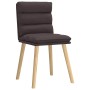 Sillas de comedor 4 unidades tela marrón oscuro de , Sillas de comedor - Ref: Foro24-3315397, Precio: 212,77 €, Descuento: %