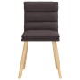 Sillas de comedor 4 unidades tela marrón oscuro de , Sillas de comedor - Ref: Foro24-3315397, Precio: 212,77 €, Descuento: %